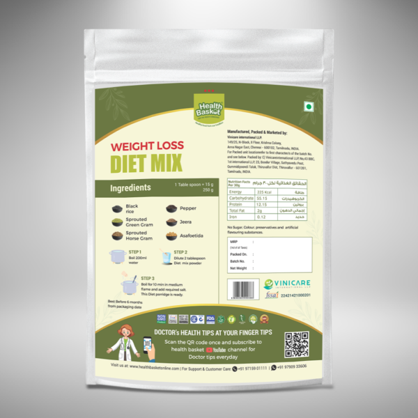 Weight Loss Diet Mix - 250gms - Image 2