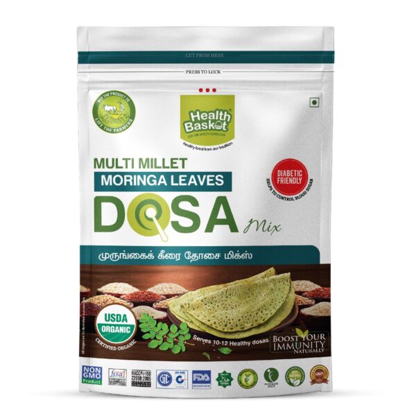 Multi Millet Moringa Leaves Dosa Mix-300 grams