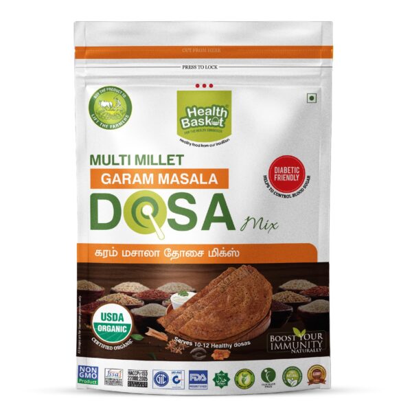 Multi Millet Garam Masala Dosa Mix-300 grams