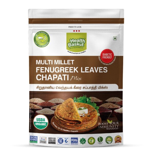 Multi Millet Fenugreek Leaves Chapati Mix-500 grams