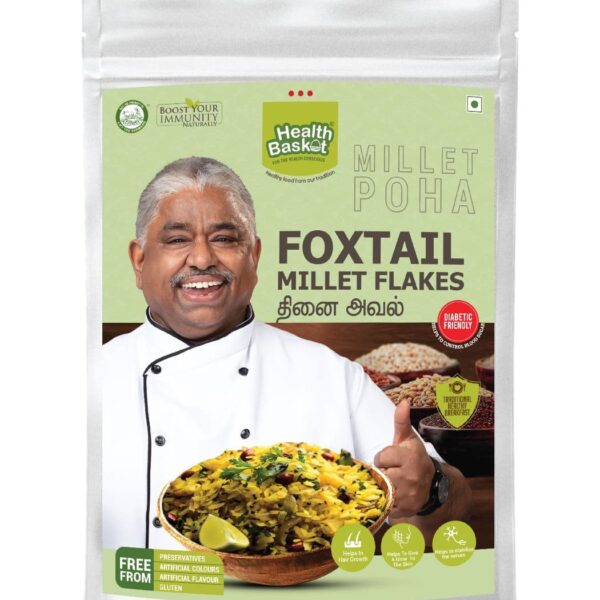 Foxtail millet flakes