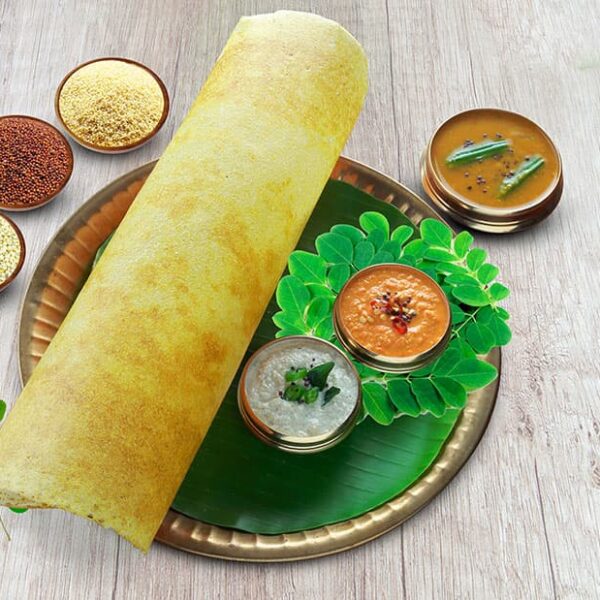 Multi Millet Moringa Leaves Dosa Mix-300 grams - Image 2